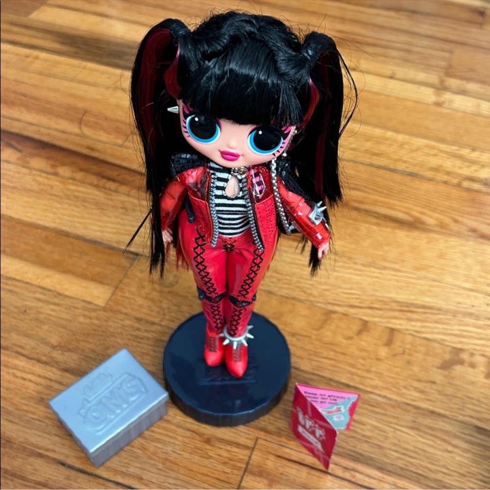 LOL Doll with Red and Black Outfit